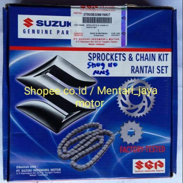 GEAR SET SUZUKI SHOGUN 110 ORIGINAL SUZUKI SGP
