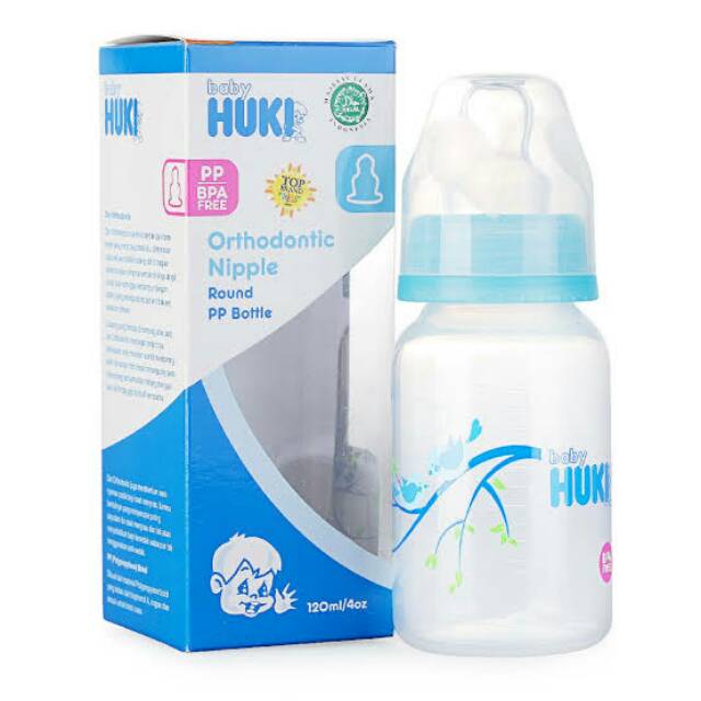 Botol Dot Huki Orthodontic Nipple 60ml, 120ml