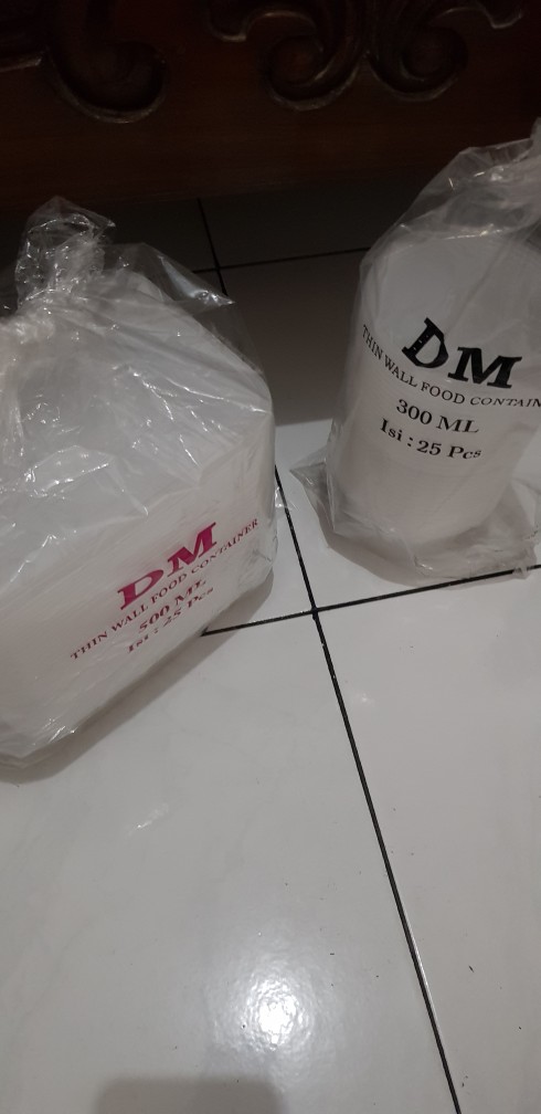 Kotak Makan Tahan Microwave | Thinwall 500ml Food Container | Tempat Kotak Makanan Plastik