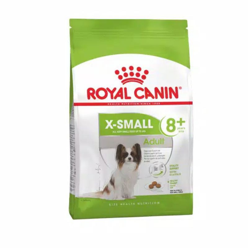 Royal Canin XSmall Adult 8+ 1,5kg Makanan Anjing Tua Senior Diatas 8tahun