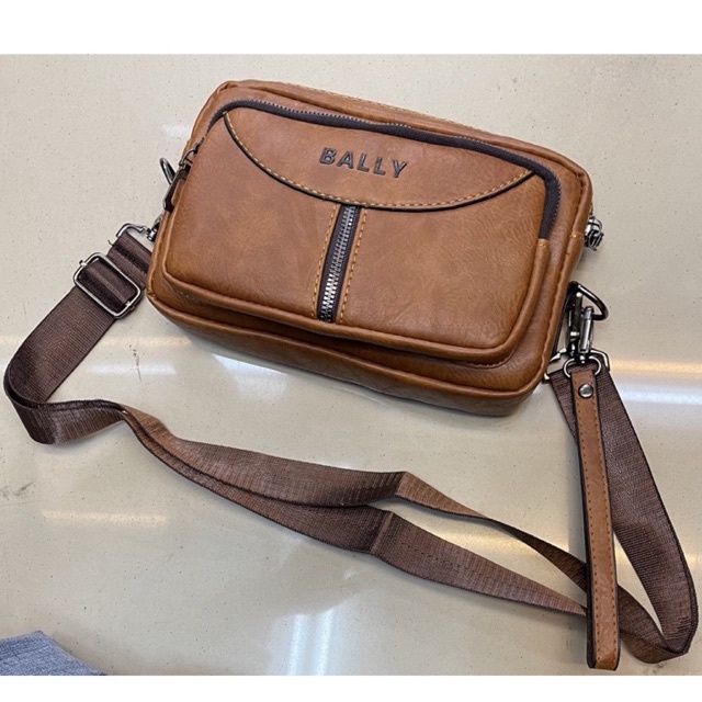 selempang handbag Bally pria/wanita import premium 118-7