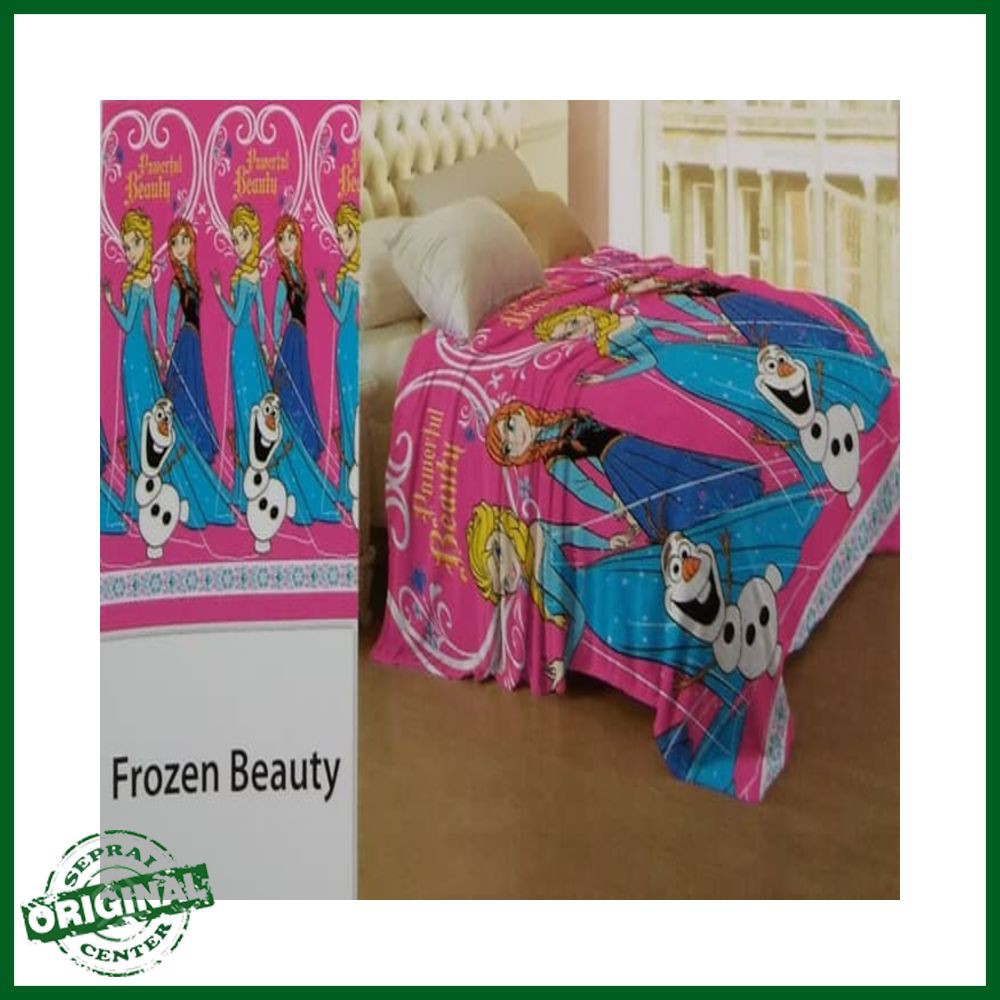 SELIMUT LADY ROSE FROZEN BEAUTY BLANKET OLAF QUEEN ELSA PRINCESS ANNA