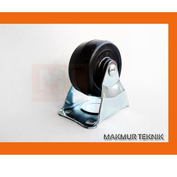 Roda Caster Roda Etalase Roda Troli 2 inch Karet - Mati 드