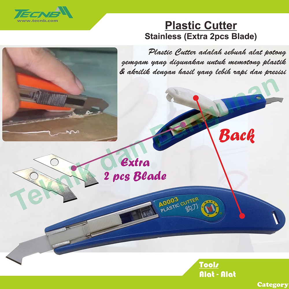 

Acrylic Plastic Cutter / Pisau Cutter Akrilik