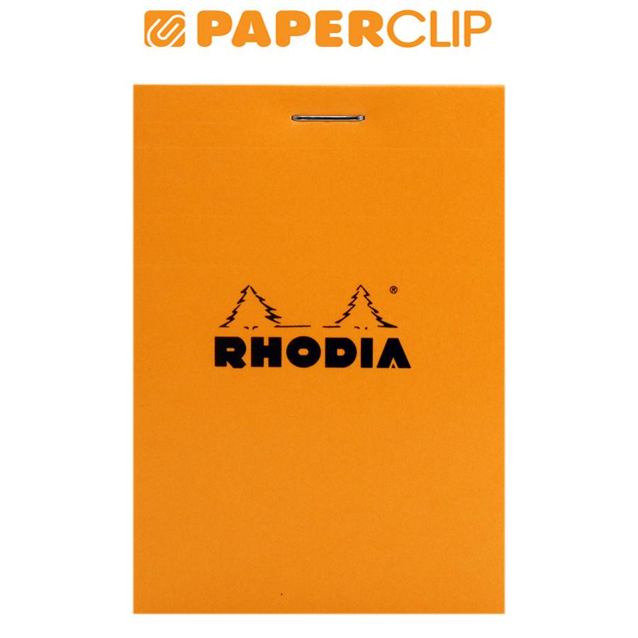 

NOTEPAD RHODIA N11 HEAD STAPLED ORANGE A7 SQUARED 11200C