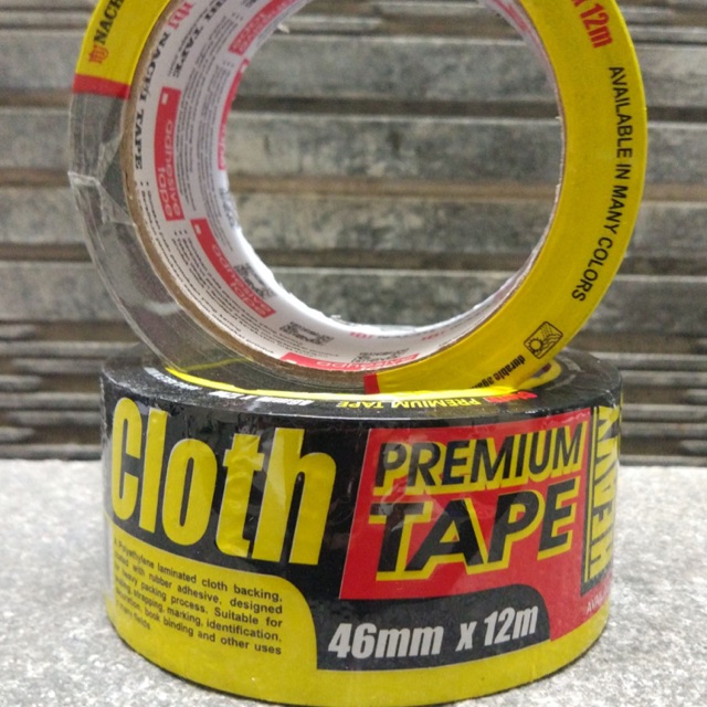 

Cloth Tape / Lakban Kain Hitam Nachi 46 mm