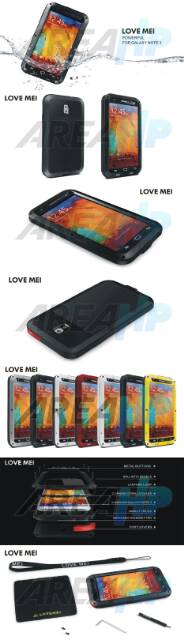 Love Mei Powerful Shockproof Case Casing Cover for Samsung Note 3 N9000