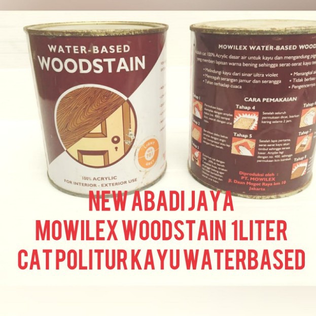 Mowilex Woodstain Politur Sale Cuci Gudang Khusus warna Forest Green