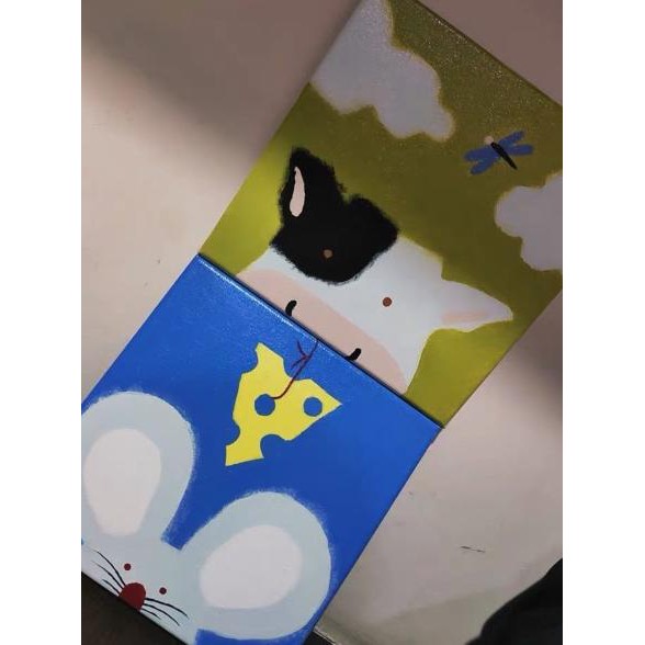 

Terkini Children canvas painting - coloring by number - prakarya anak - Ungu FNL