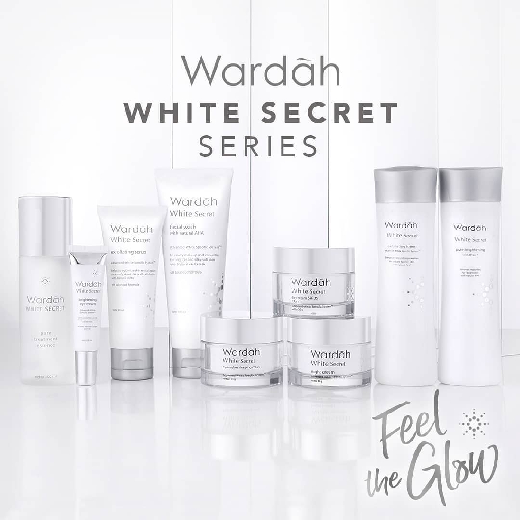 Wardah White Secret Series | F. Wash | Day Night Cream  