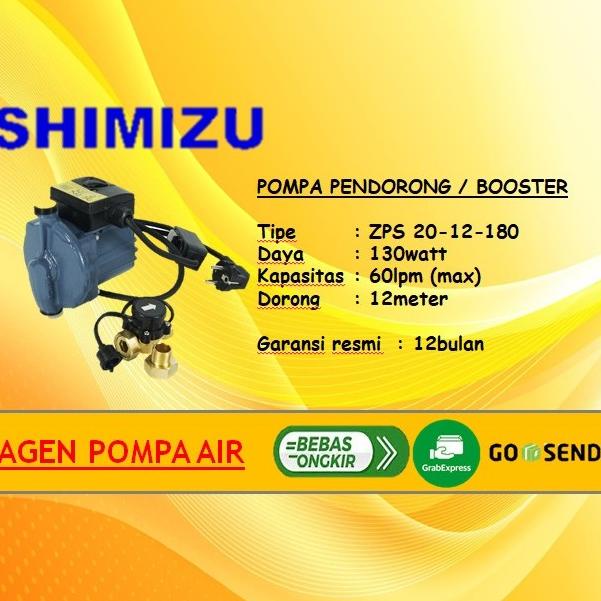 Shimizu Booster Zps 20-12-180 / Pompa Booster