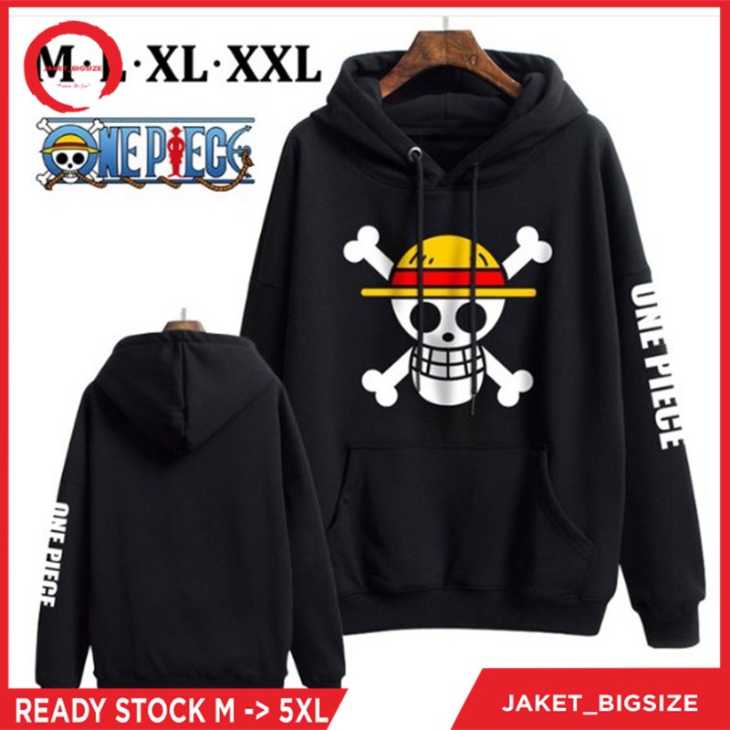 Jaket Bigsize Jumbo One Piece bahan Fleece Ukuran M L XL 2XL 3XL 4XL 5XL