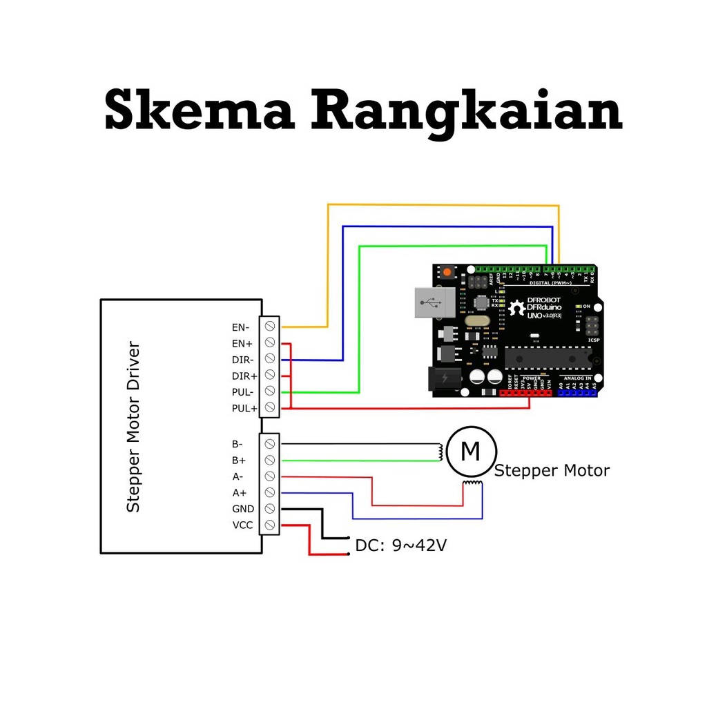 [HAEBOT] Motor Stepper Driver TB6600 4A Nema 17 23 48 86 40V Tipis Mikro Single Axis 1/32 Microstepping CNC Mach3 Router Bipolar Heatsink