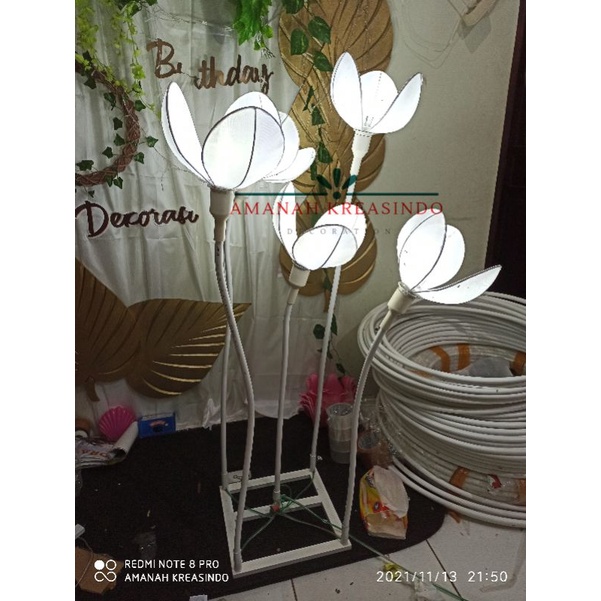STAND LAMP/STANDING BUNGA LAMPU HIAS DEKORASI MODEL TULIP