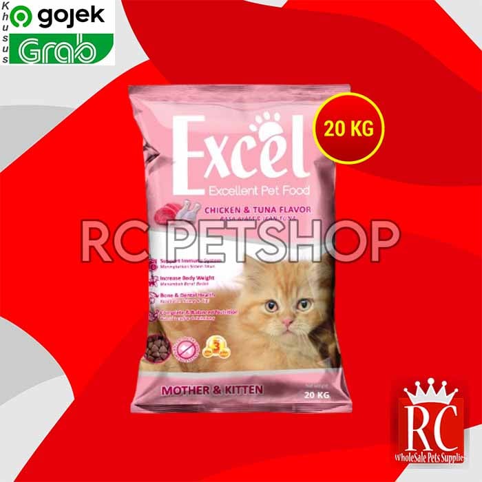 [GOSEND] Makanan Kucing / Cat Food Excel 20 kg