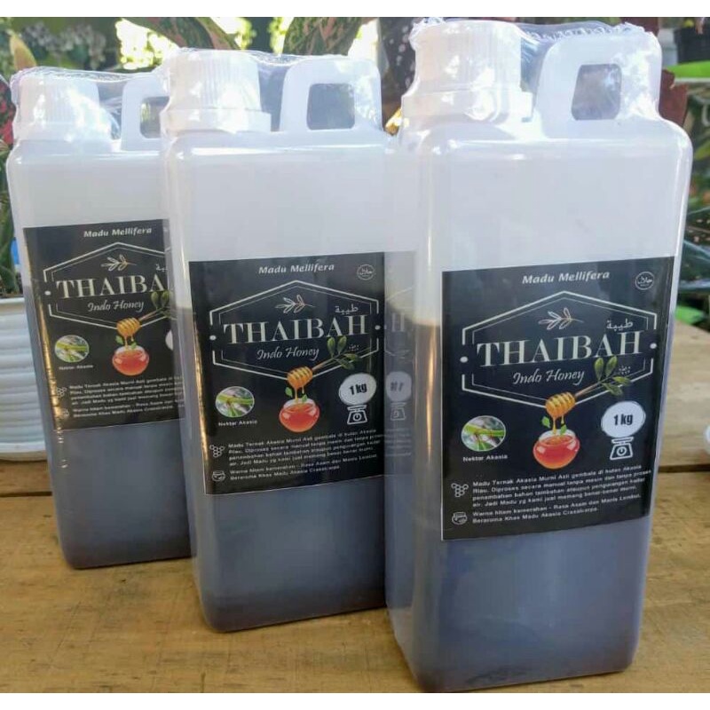 

THAIBAH - Madu Akasia / Madu Melifera / Raw Honey / Nektar Akasia Crassicarpa / Madu Murni 1000 gr