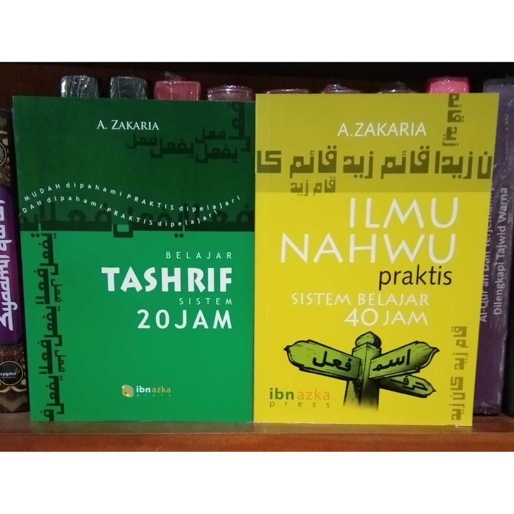 Paket Buku Ilmu Nahwu Praktis 40 Jam Dan Belajar Tashrif 20 Jam | Ibn Azka Press | Paket Ilmu Nahwu Dan Tashrif