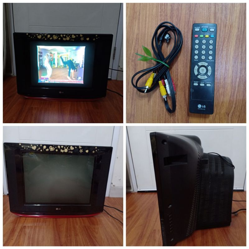 TV Tabung 21 inch Televisi Merk LG Rusak Layar Mengecil tapi gambar nyala
