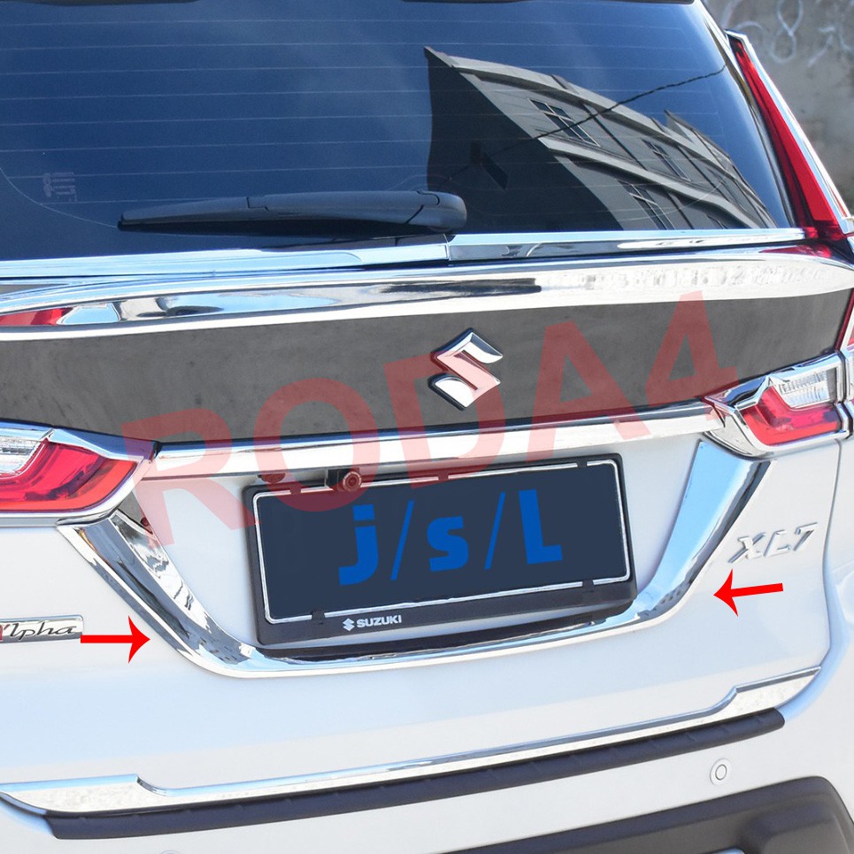 List Ornament List Plat Nomor Suzuki XL7  Chrome