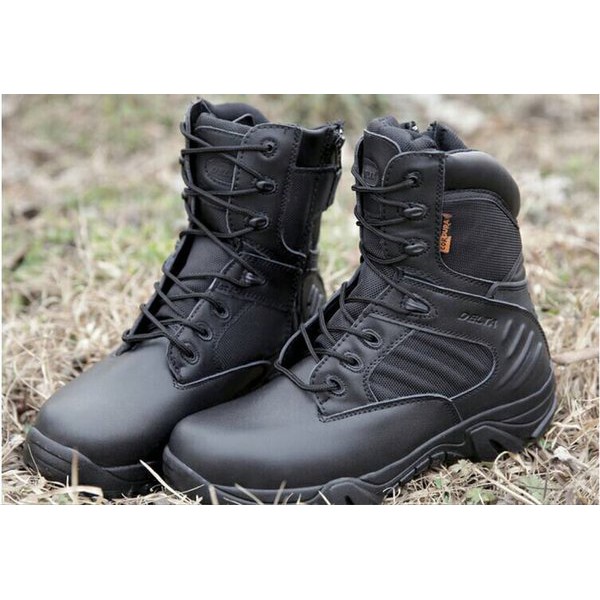 Sepatu Delta 8 Cordura Gunung Import Label USA Tactical Warna Hitam