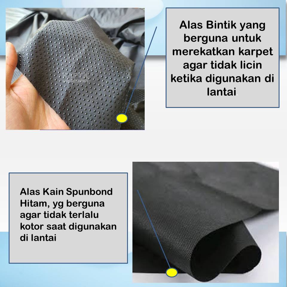 Karpet Bulu Tebal 2,5 Cm uk 200x150 Lembut Tebal Anti Rontok Tikar