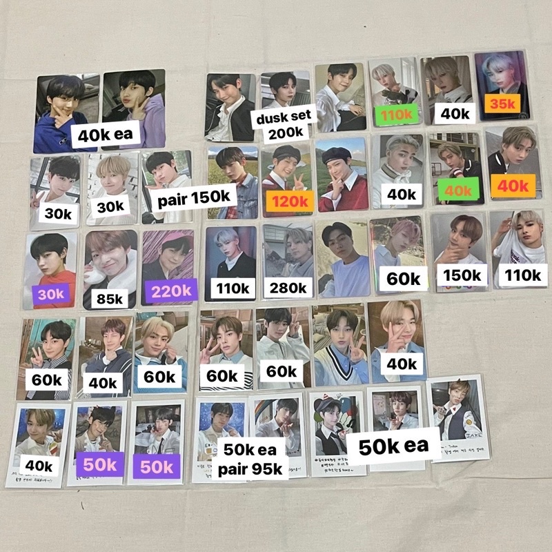 Pc Enhypen bda bdo album border answer yet bdc sunghoon niki sunoo heeseung photocard up hype down l