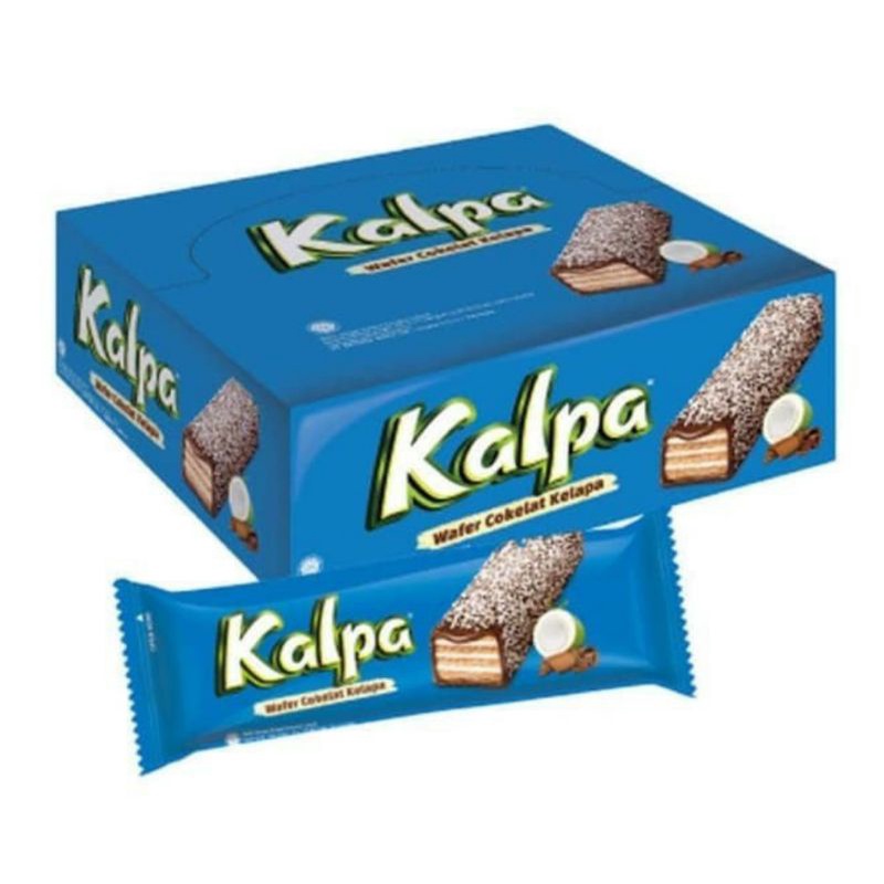 

KALPA WAFER COKLAT TABUR KELAPA 1 BOX ISI 12 PCS