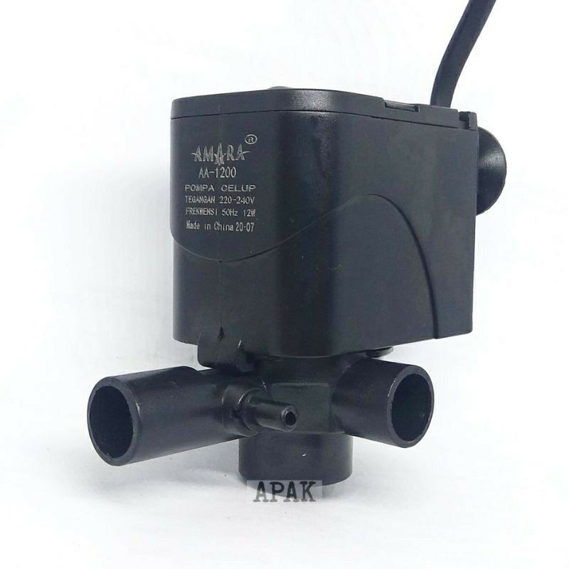 Mesin Pompa Power Head PH Filter Aquarium Kolam AA 1200 Merk Amara