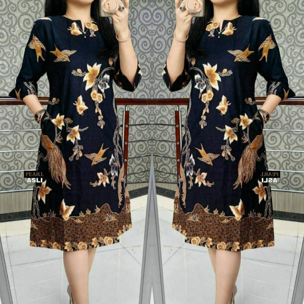 DRESS BATIK WANITA ELEGAN ATASAN OUTFIT PREMIUM
