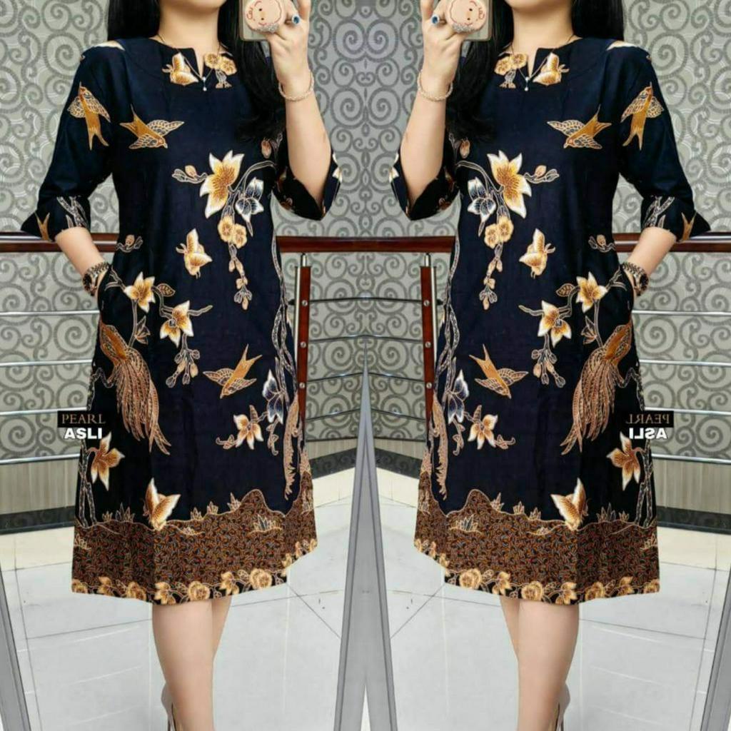 DRESS BATIK WANITA ELEGAN ATASAN OUTFIT PREMIUM