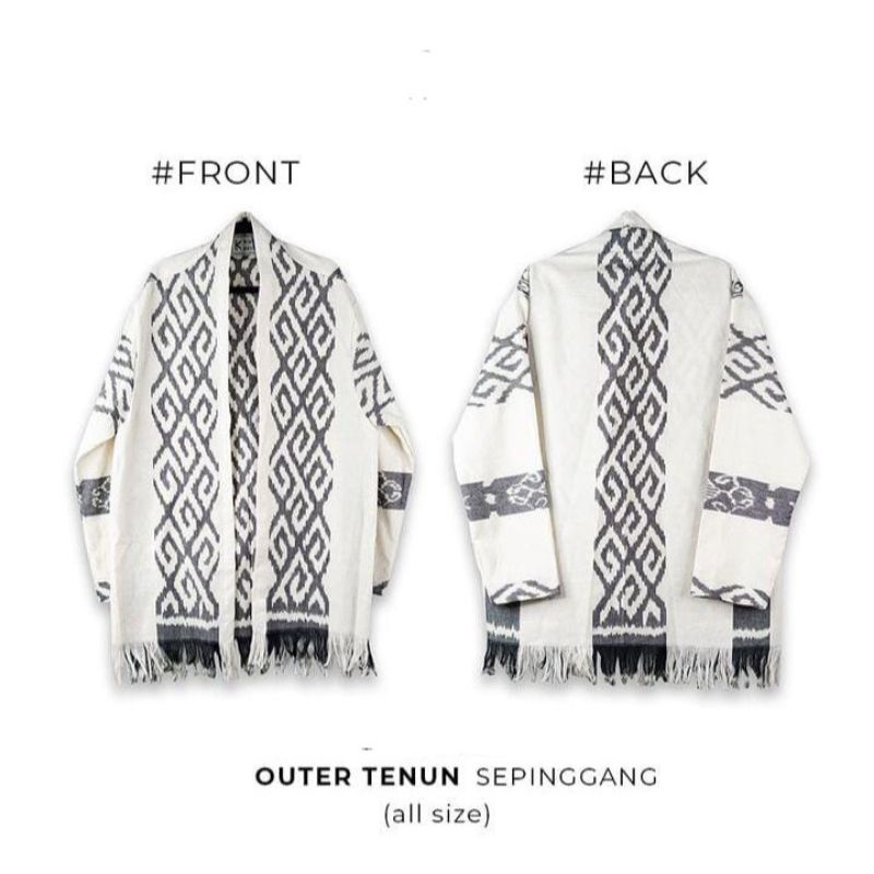 OUTER TENUN ASLI All Size - KIMONO TENUN ETHNIC CRAFT AEC KIMONIK ETHNICMINE
