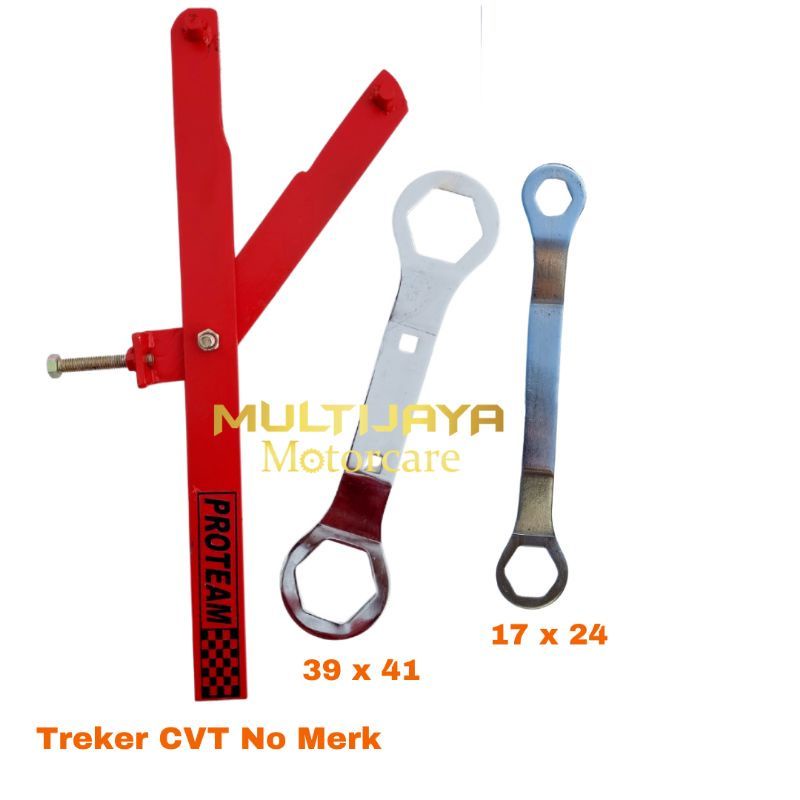 Promo Paket Lengkap Treker CVT + Kunci Mur Kopling 39x41+ Tutup Klep 17x24