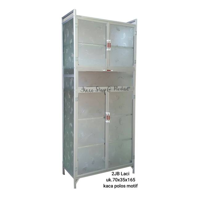 RAK PIRING 2JB LACI - MEDAN - LEMARI SAYUR - ALUMINIUM
