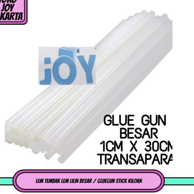 

♣ Lem tembak lem lilin besar / Gluegun stick kiloan ♪