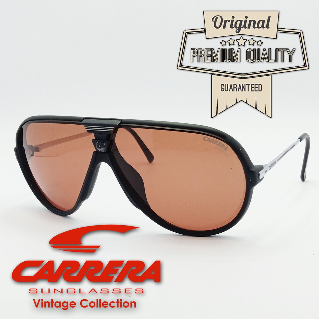 Kacamata Hitam Vintage Jadul Antik Original Sporty Carrera UltraSight 5593 Black