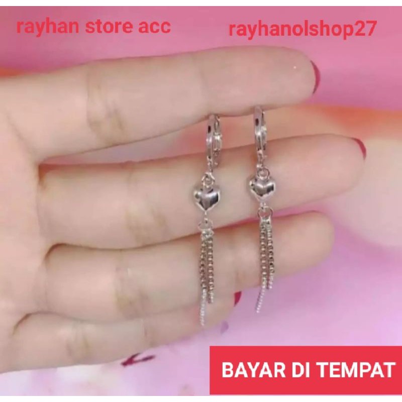 Anting Titanium Jurai Love R-0-27