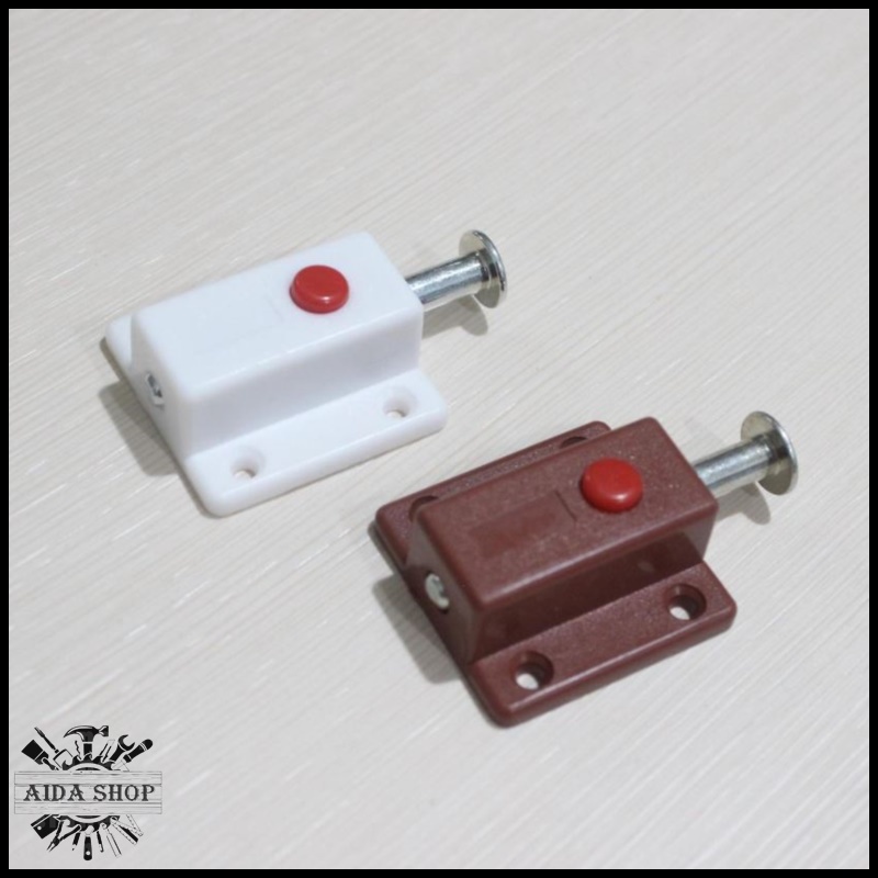 Grendel Pencet Selot Pintu Grendel Tekan Pengunci Pintu Grendel Pintu Tanam Model Tekan Tombol Slot 