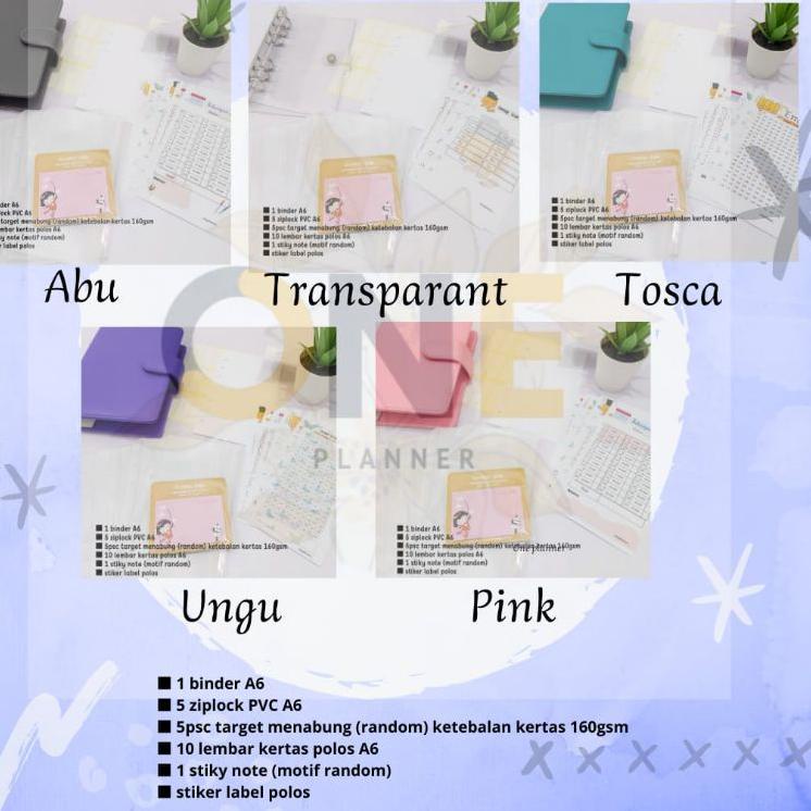 

Terbaru.. PAKET BUDGETING BINDER A6