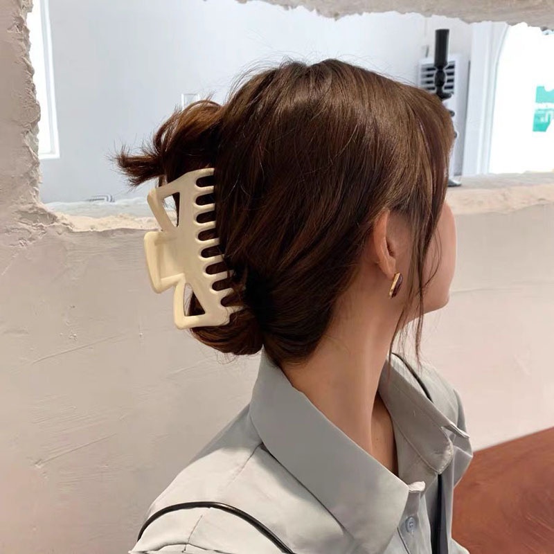 JEPIT RAMBUT JUMBO KASUAL RIBBON VINTAGE KOREA JEPITAN BESAR LARGE CEPOL WANITA RETRO ANAK HAIRCLIP HAIR CLAW CLIP CAKAR JEDAI AKSESORIS KOREAN FRENCH SUPER BIG GLOSSY KUAT TEBAL STRONG