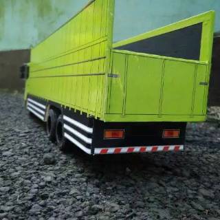  Miniatur  truk  Hino ranger 500 sudah dilengkapi remote  