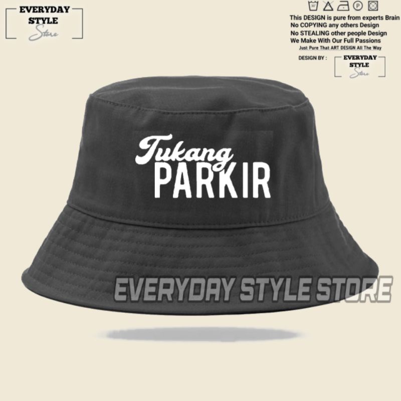 Topi Tukang Parkir Bucket / Bucket Hat / Trucker / Snapback Tukang Parkir
