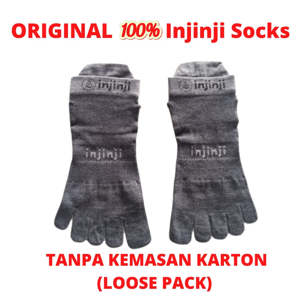 INJINJI PERFORMANCE - NO SHOW - SIZE L - kaos kaki anti blister - LOOSE PACK