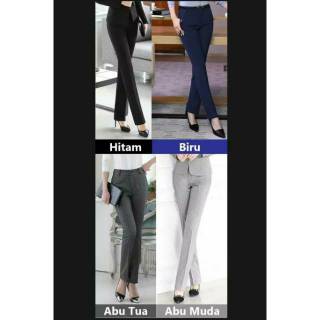  CELANA  KANTOR FORMAL KERJA WANITA SLIMFIT BAHAN  DASAR  KAIN 