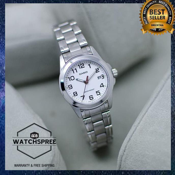 JAM TANGAN CASIO WANITA RANTAI CASIO ORIGINAL LTP-1215A-7B JAM CASIO JA3540 PREM