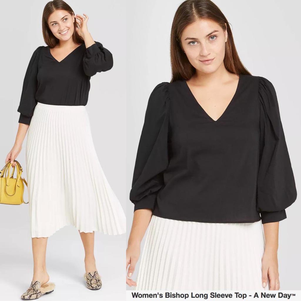 A n*w day baloon cotton blouse