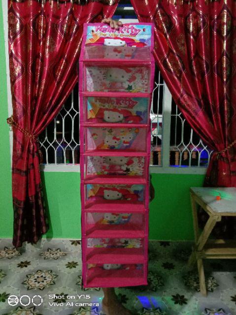 Paket Rak Tas Karakter Rak Sepatu Karakter Pedek