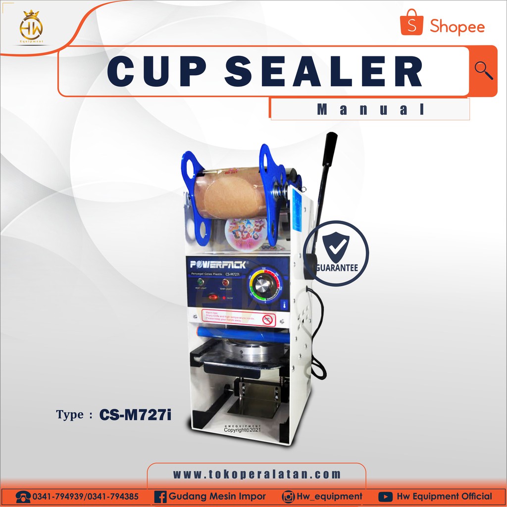 

Mesin Pengemas Cup Plastik - CUP SEALER MANUAL