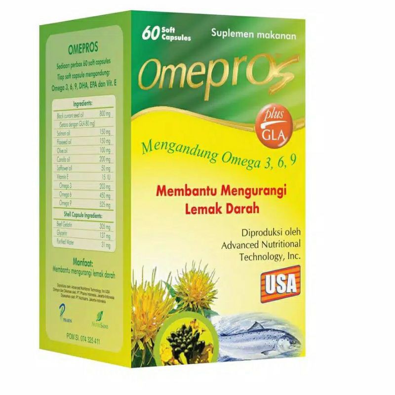 Omepros 60kapsul obat kolesterol