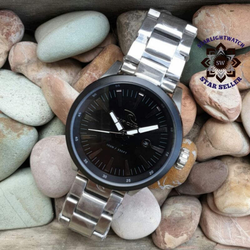 JAM TANGAN PRIA RIP CURL BATRE ALL STEEL KUALITAS ORIGINAL