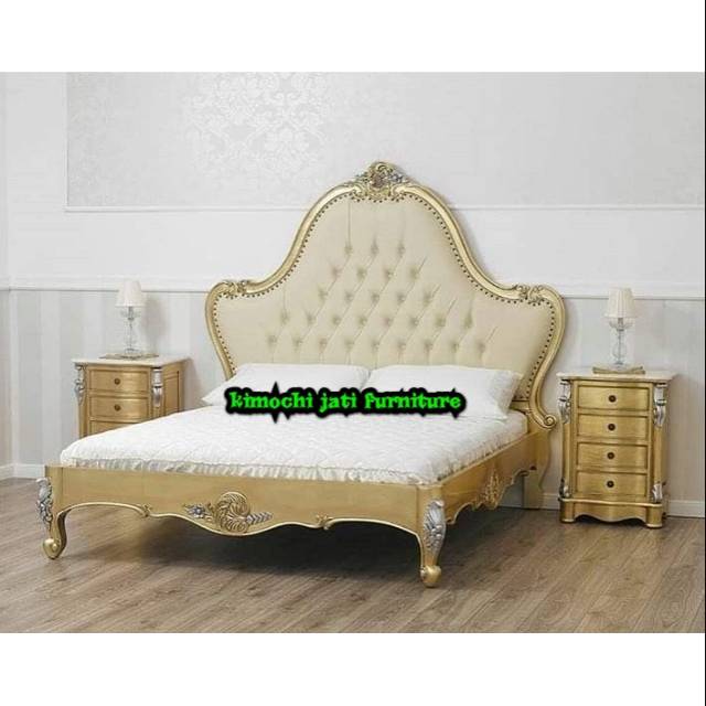 Kamar set mewah super murah tempat tidur jok dipan minimalis jati mebel jepara
